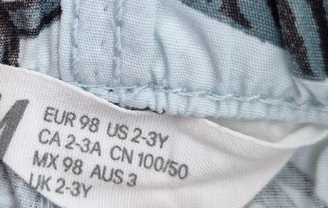 Kraťasky h&m, 98, h&m,98