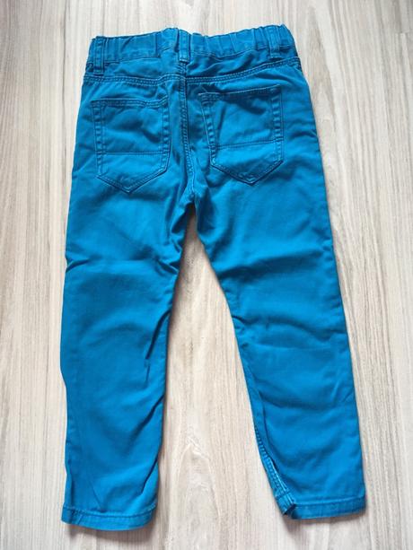 Riflové nohavice, h&m,98