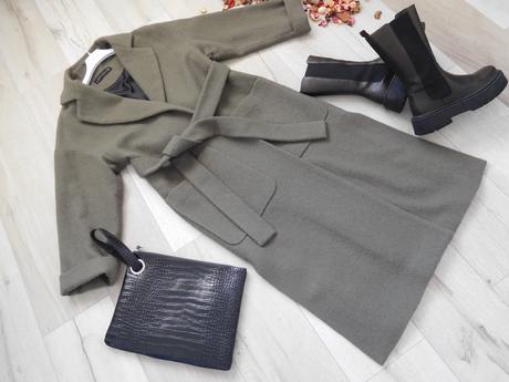 Zara woman -s/m-kabát dámsky,vlnený,, zara,s