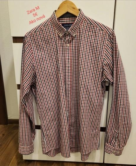 Košeľa zara 1x oblečené 10 min, zara,m