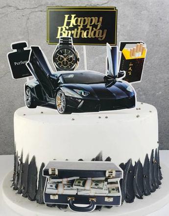 Tortový zápich auto - skladom, tz-62, 