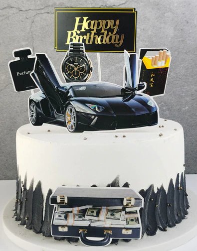 Tortový zápich auto - skladom, tz-62, 