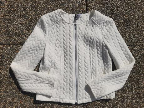 Snehovo biela bunda h&m velk. 36., h&m,36