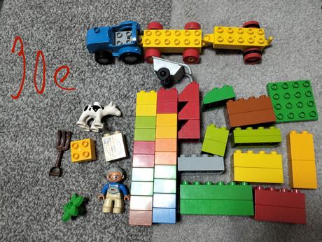 Lego duplo balíčky obchod farma zoo, 
