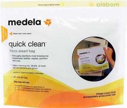 Medela quick clean - vrecká na čistenie v mikrovln, medela