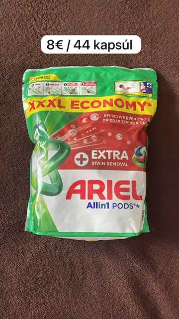 Ariel pracie kapsule,