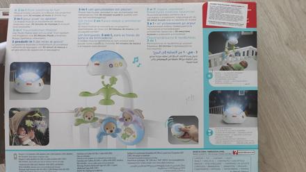 Fisher price kolotoč nad postieľkou motýliky, 