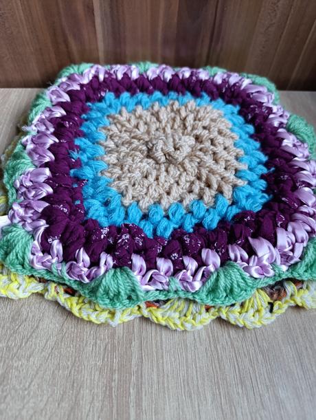 2x farebny obrus, podsedak, 