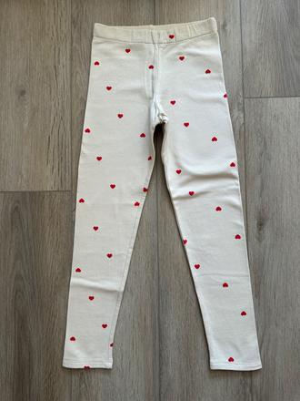Legínky h&m srdiečka 128, h&m,128