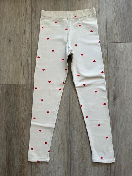 Legínky h&m srdiečka 128, h&m,128