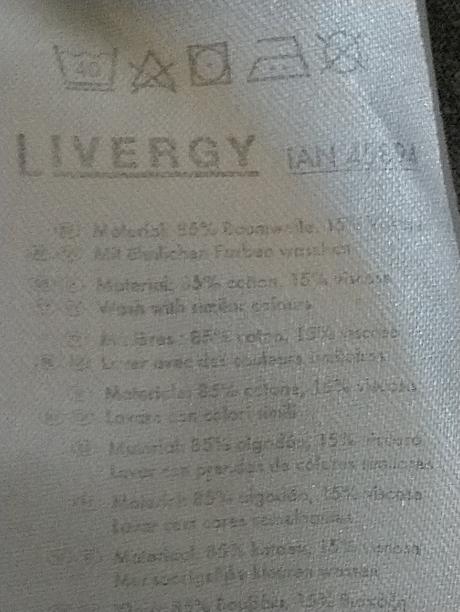 Pánske sivé tričko, livergy, m