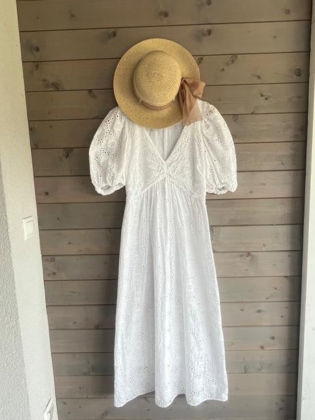 Romantické biele madeirové šaty zara, zara,s