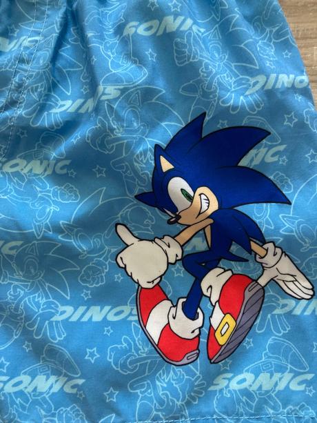 Plavky sonic veľ.udaná u11.sedí na veľ.110/116, sinsay,110