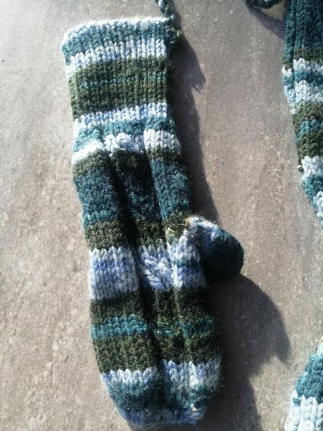 Ručne pletený set na cca 1-3ročné dieťa (3 zimy), 80