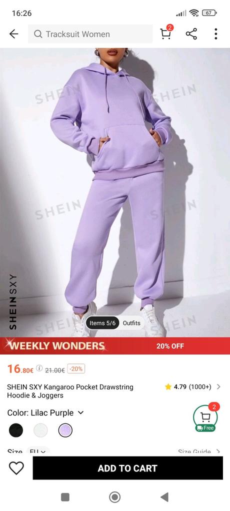 Tepláková súprava shein s, s