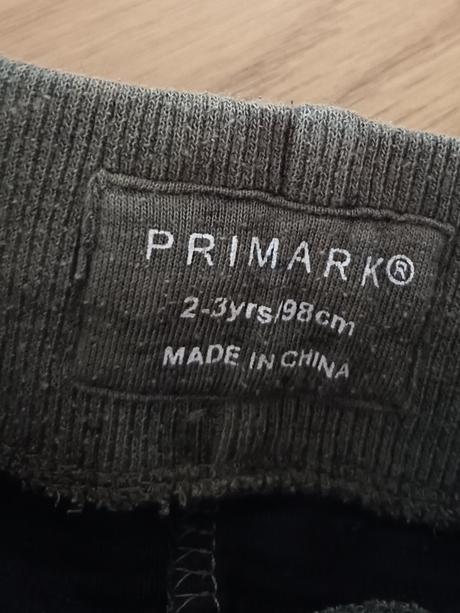 Tepláky, primark,98