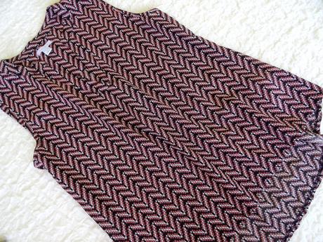 Šifonový top amisu + sukňa madona, veľ. m, m