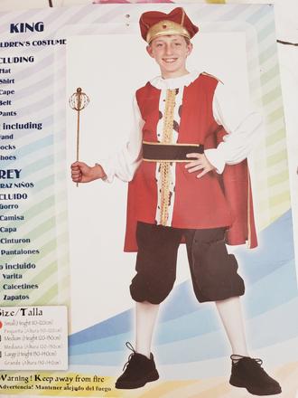 Kostym kráľa v.110-120,