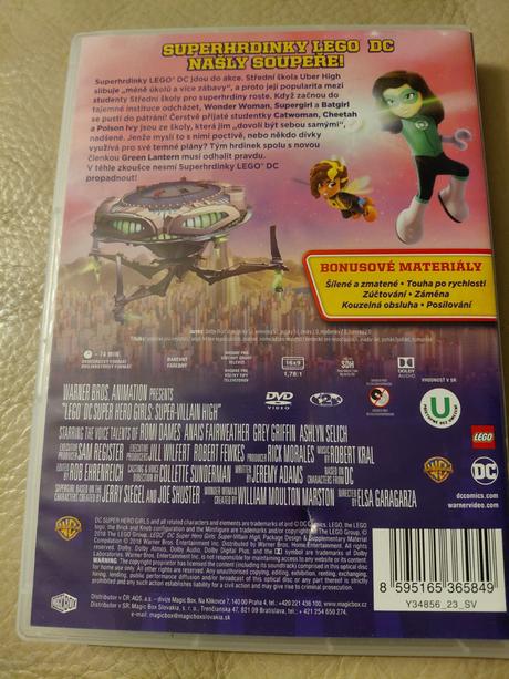 Dvd lego-super hrdinky,
