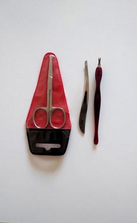 Detské manikúrové nožnice pinzeta orezávač, 