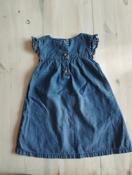 Tenké riflové šaty, h&m,86