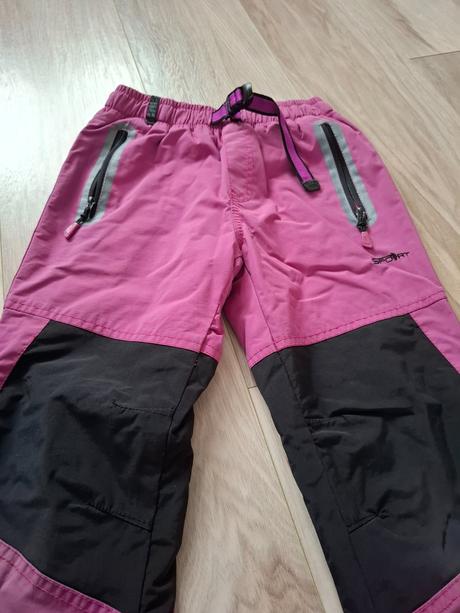 Turistické zateplené nohavice, veľ. 134/140, 134