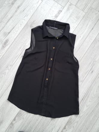 Čierna blúzka, atmosphere,xs