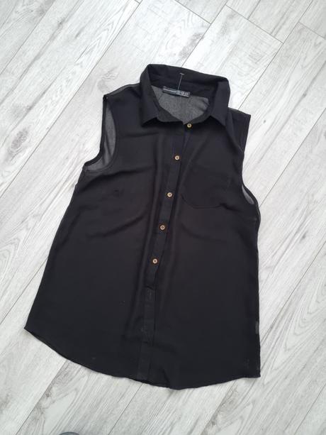 Čierna blúzka, atmosphere,xs