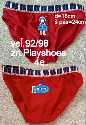 Chlapčenské plavky veĺ.92/98, zn.playshoes, playshoes,92