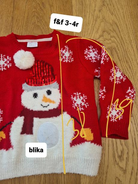 Vianočny svetrik blika, f&f,104