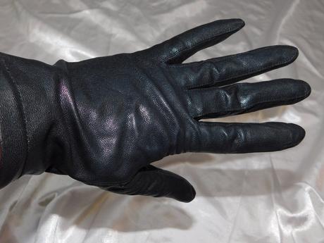 Dámske kožené rukavice, h&m,l