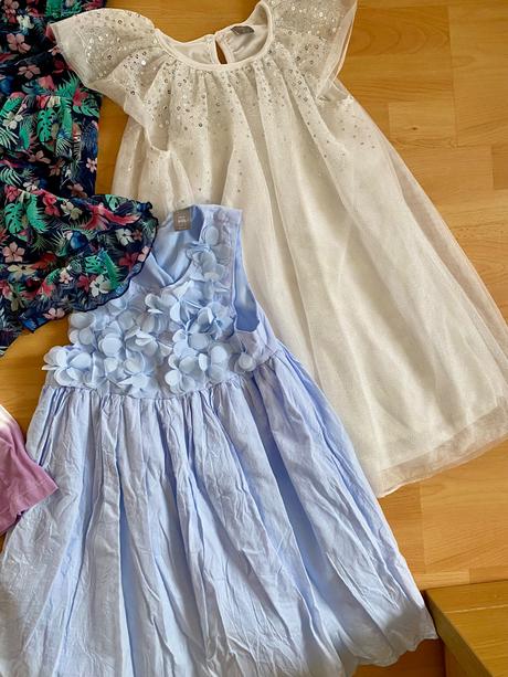 Šaty letné 7ks 122-128, 128