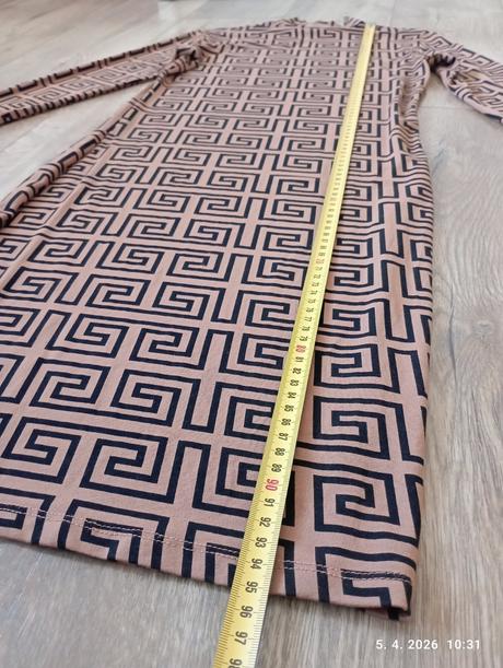 Hnedé šaty pre vyššiu postavu (už s poštovným), amisu,176