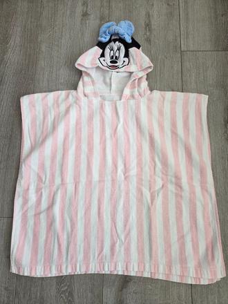 Pončo osuška na pláž detská minnie, 