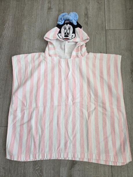 Pončo osuška na pláž detská minnie, 