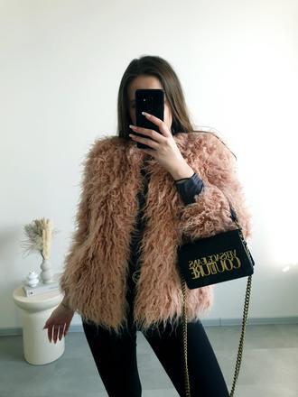 Kožúšok xs, h&m,xs