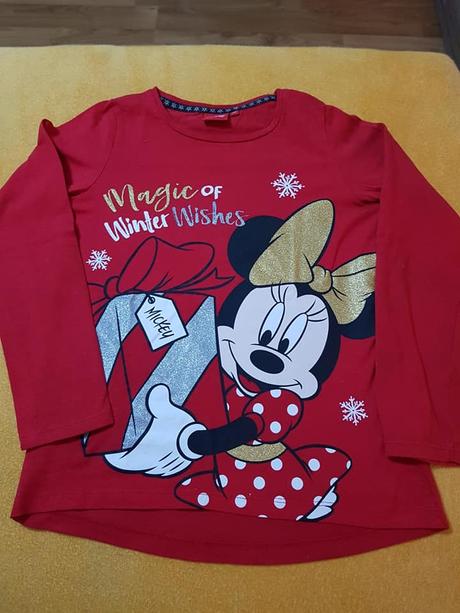 Tričko minnie s dlhým rukávom č.134, disney,134