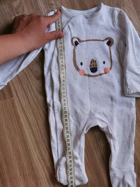 Bavlnený overal macko 3-6m, f&f,68