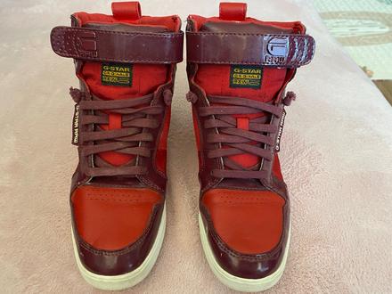 Cervene vysoke tenisky g-star, 37