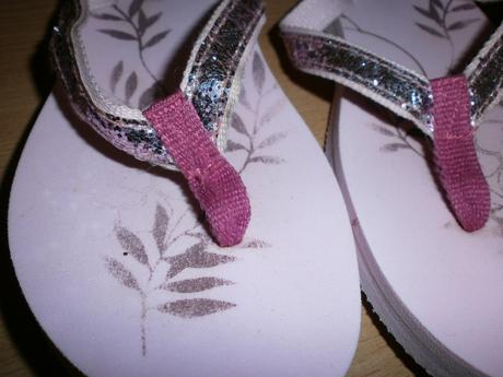 Žabky s trblietkami č.39, 39