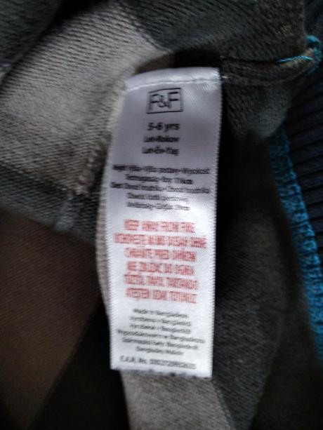 Pulóver pre 5-6rocne dieťa, f&f,116