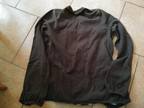 Tehotenský sveter spojený s bluzkou, l