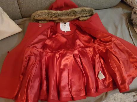 Kabátik s kožušínkou, f&f,92