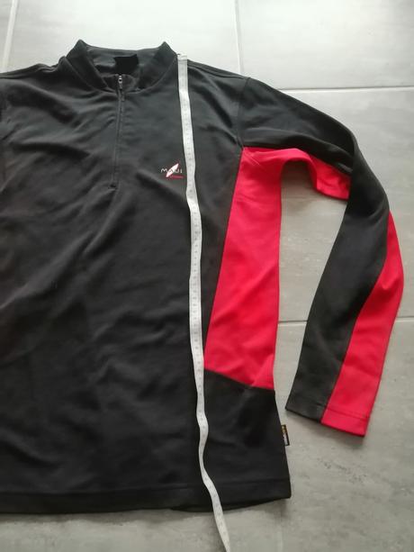 Čierno červená mikina maui vl, l