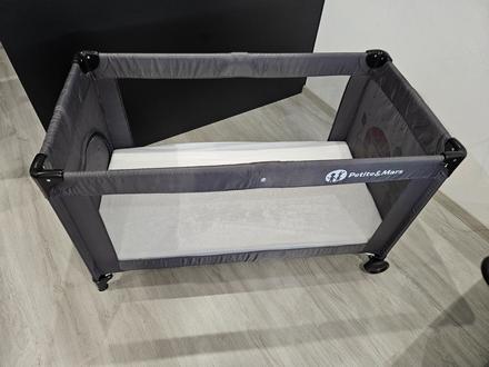 Detská cestovná postieľka s matracom, šírka (cm): 60,dĺžka (cm): 120