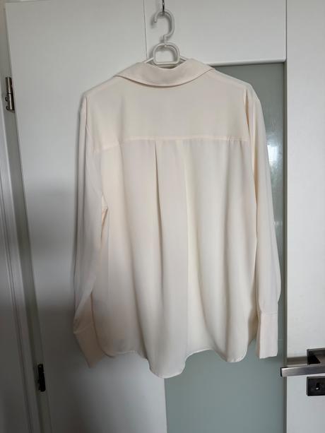 Elegantná smotanová blúzka, h&m,l
