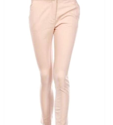 36 zara ruzove kozene nohavice, zara,36