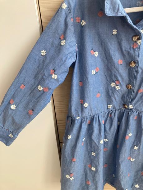 Kvietkovana tunika/saty ham, h&m,110