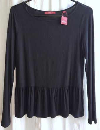 S.oliver tričko/top s volánom vel.xs,s,m, s.oliver,m / s / xs