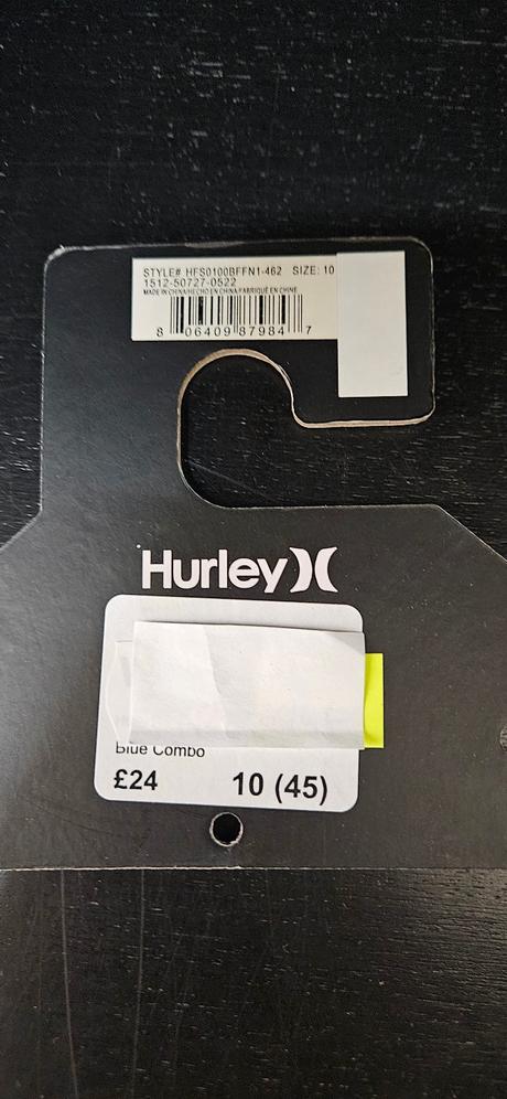 Hurley pánske žabky veľkosť 45, 45